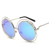 AEVOUGE Sunglasses Women Alloy Round Hollow Frame Good Quality Sun Glasses UV400 AE0175