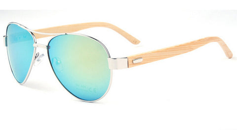 Pilot Wood Sunglasses Points Men Wooden Glasses Women Brand Sun Glasses Driving Sports Original Bamboo Sol