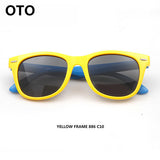 OTO Classic Baby Kids Polarized Sunglasses Children TR90 Frame UV400 Sun Glasses Goggles With Car Case