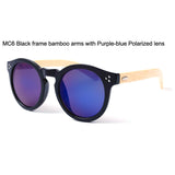 Retro trend sunglasses vintage bambu round sunglasses women men 3204