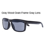 Classic Brand Men's Holbrook Wood Grain PC Sunglasses Women Men Sports Square Sun Glasses