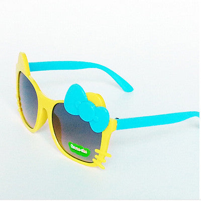 [MASCUBE]Outdoor Bow UV Glasses Sunglasses Child Children Kid Plastic Frame Sun-shading Eyeglasses