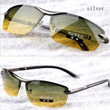 Day & Night Vison Multifunction Men's Polarized Sunglasses Reduce Glare Driving Outdoor Sport Sun Glass Goggles de sol