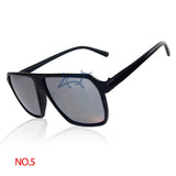 Retro Mens Women's Frame Sunglasses Glasses Leisure Korean Style Reflect Quadrate Lens