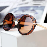 Kids metal leg round sunglasses UV400 children glasses N542