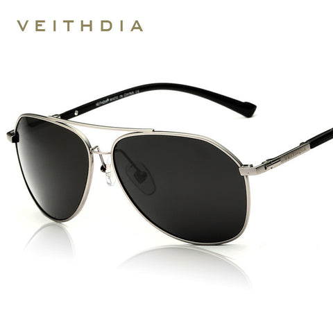 VEITHDIA Sunglasses Polarized Men 6 Color Coating Mirror Driving Sun Glasses 2366