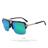 MERRY'S Men Square Sunglasses Women Classic Brand Sunglasses Double-Bridge Shades UV400