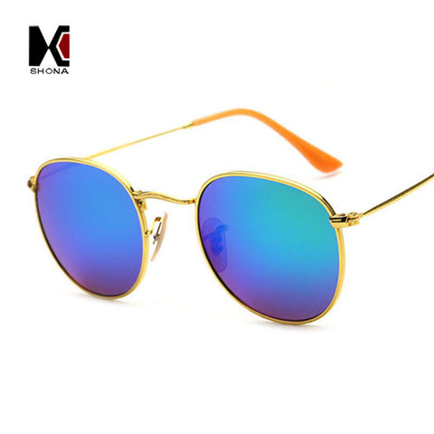 Round Metal Women Sunglasses Brand Circling Glasses Gold Frame Sun Glasses For Mens