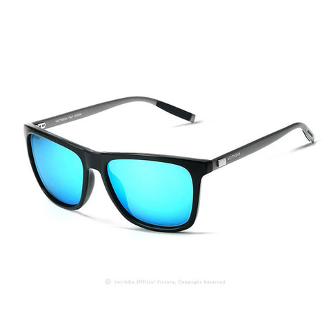 VEITHDIA Men Women Retro Aluminum+TR90 Sunglasses Polarized Sunglasses Vintage