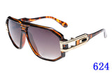Men Sunglasses Women sunglasses Clear Lens Black UV-blocking with box 624 logo