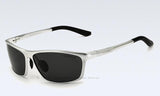 Aluminum Men's Polarized Sunglasses Sports Sunglass Men Driving Blue Mirror Sun Glasses Goggle VEITHDIA 6520 sunglasses