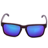 Retro Sunglasses Fashionable Wood Sunglasses Men Reflective Sports Sun Glasses Outdoors Square Gafas De Sol