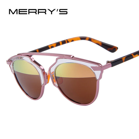 MERRY'S Women Cat Eye Polarized Sunglasses Brand Sun Glasses Classic UV400