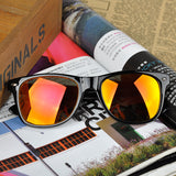 UV protection unisex sunglasses wide frame Eyeglass women & men Retro sunglass FY*HM590W#Y5