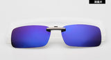 RunBird Mirrored Polarized Sunglasses Clip Driving Clip Men Coating Myopia Clip on SunGlasses UV400 sg095