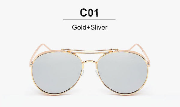 Pilot Oversized Sunglasses Men Women Korea Brand Sun Glasses