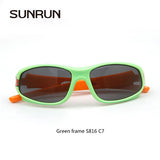 SUNRUN Children's Polarized Sunglasses Baby Child Care UV Glasses Security TR90 frame Brand Goggles Sun Glasses S816