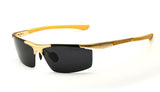 Aluminum Magnesium Sunglasses Polarized Sports Men Coating Mirror Driving Sun Glasses 6588
