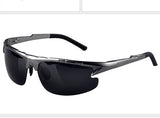 Mincl/sports polarized sunglasses mirror driver driving mirror aluminum magnesium box sunglasses glasses