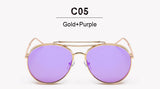Pilot Oversized Sunglasses Men Women Korea Brand Sun Glasses
