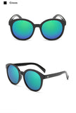 Oval Mirror Sunglasses Women Men Round Retro Brand Sun Glasses Gafas De Sol Mujer tyj298