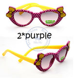 Princess bowknot heart sunglasses Glasses Eyeglasses eyeware anti UV 400 child