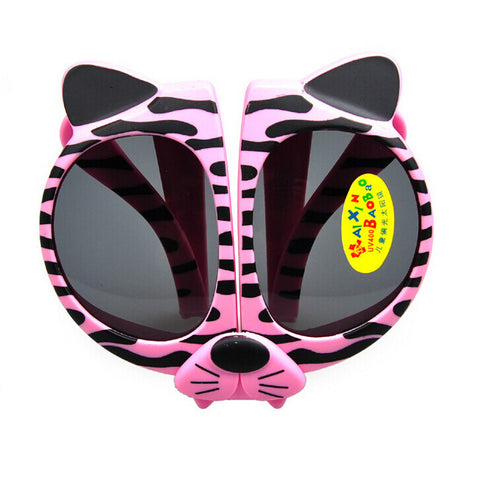 Folding Silicone Soft Happy Children's Polarized Sunglasses Tiger Kids Sunglasses Sunglasses