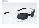 VEITHDIA Brand Men's Polarized Sunglasses Rimless Rectangle Driving Mirror Sport Mens Sun Glasses men 6501