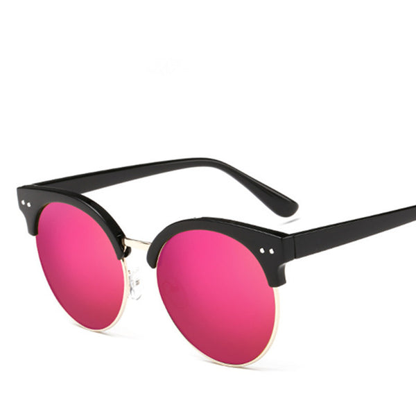 Brand Round Sunglasses Women UV400 Points sun glasses Women's shades outdoor sports