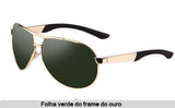 Men's UV400 Polarized coating Sunglasses men Driving Mirrors Sun Glasses for Man with Case Box