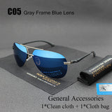 Aluminum Magnesium Polarized Sunglasses Men Driver Mirror Sun glasses Fishing Outdoor Sports men