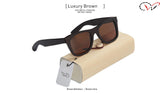 Bamboo Wood Sunglasses Women Wooden Skateboard Bamboo Material Polarized Sunlgasses Bamboo masculino