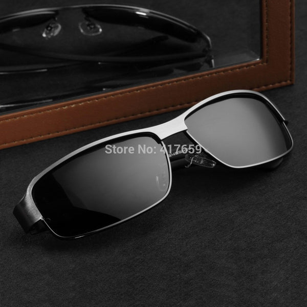 Aluminum Magnesium Alloy Frame Polarized Sunglasses Men's Driver Sunglass Mirror Outdoor Sports Glasses