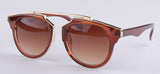 Women brand sunglasses round mirrored shades cat eye glasses ss206