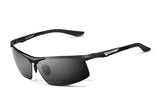 Aluminum Magnesium Sunglasses Polarized Sports Men Coating Mirror Driving Sun Glasses 6562