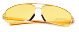 Men Polarized Sunglasses Aluminum Alloy Classic Brand Men Sunglasses Gold Frame Original Package