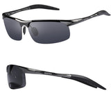 Aluminum Magnesium Men Polarized Sunglasses, Brand driving glasses, Fishing Eyewear+original BERTHA Box