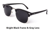 Half Alloy Club Sunglasses Classic Men Women Mirror Master Sun Glasses Gafas UV400 3016 YJ107
