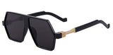 MERRY'S Square Men Sunglasses Flat Coating Sunglasses