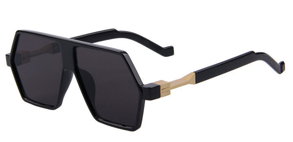 MERRY'S Square Men Sunglasses Flat Coating Sunglasses