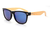JULI Wood Sunglasses Men Bamboo Sunglasses Wooden Sun Glasses Mens Women Brand De So 1028C