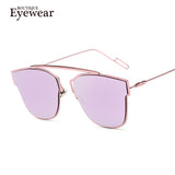 BOUTIQUE Cat Eye Sunglasses Women Alloy Frame Men Classic Sun glasses 8 Colour