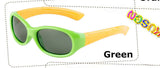 Mutil Color Polarized Children Sunglasses Kids 2-10 with Box Anti- ultraviolet Sporting Play
