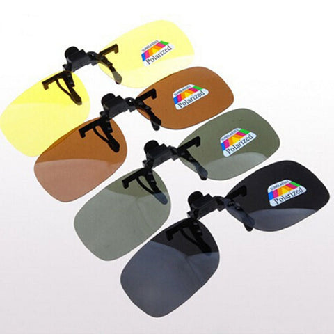 Polarized Clip On Sunglasses Sport Driving Night Vision Lens Sun Glasses Anti-UVA Women Men Gafas De Sol