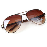 Men Sunglasses Men's Outdoor car Driving Glasses Anti-glare Silver Alloy Frame GOA823