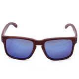 Retro Sunglasses Fashionable Wood Sunglasses Men Reflective Sports Sun Glasses Outdoors Square Gafas De Sol