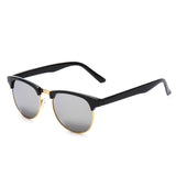 Women Men Cat Eye Retro Vintage Half Frame Metal Sunglasses Eye Glasses Sun Glasses Quality