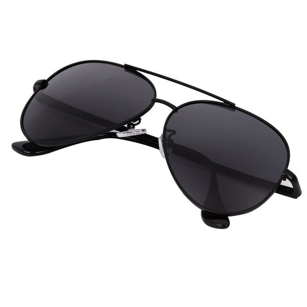 Men Polarized Sunglasses Alloy Brand Mirror Sun Glasses Women Outdoor Sport Driving Black So Real