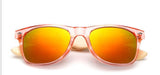 Retro Bamboo Wood Sunglasses Men Women Brand Sport Goggles Gold Mirror Sun Glasses UV400 Shades lunette oculo 1501