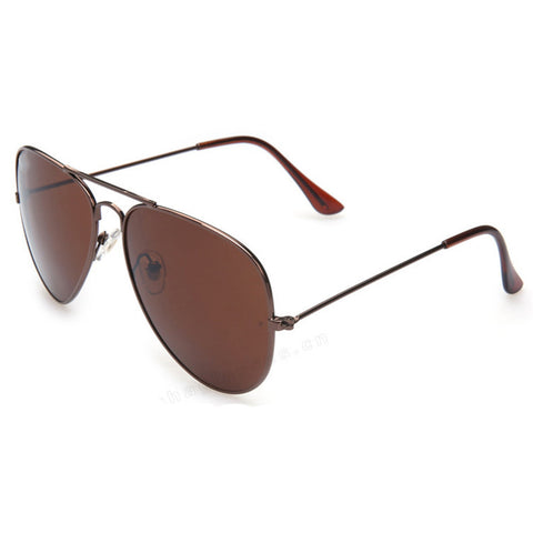 Sun Glasses Polarized Sunglasses Aviator UV400 Protection Tea Frame Tea Color Lenses 25#16
